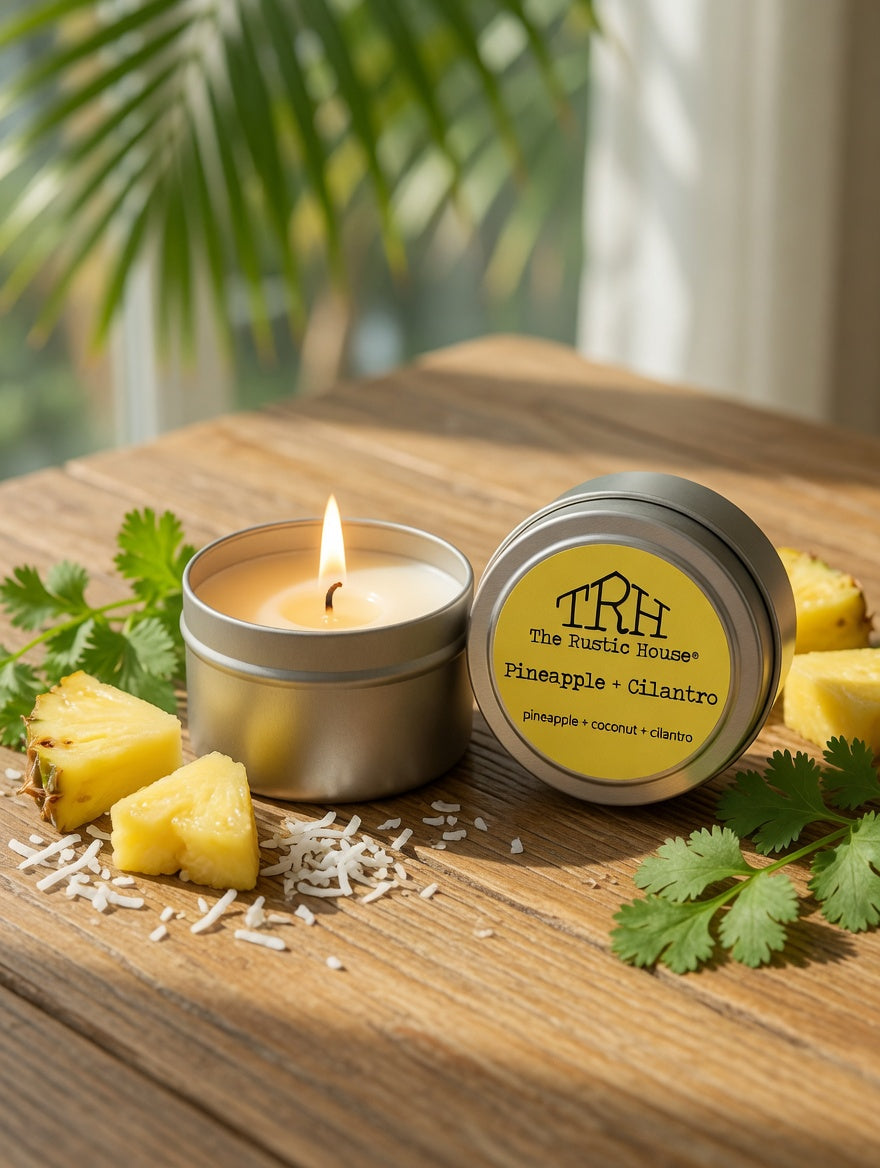 Pineapple + Cilantro Travel Tin