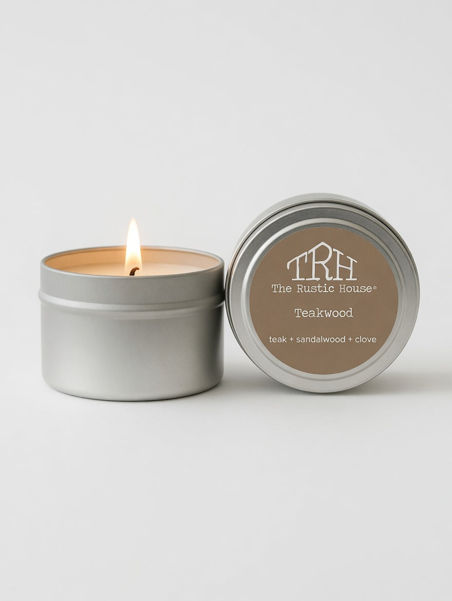Teakwood Travel Tin