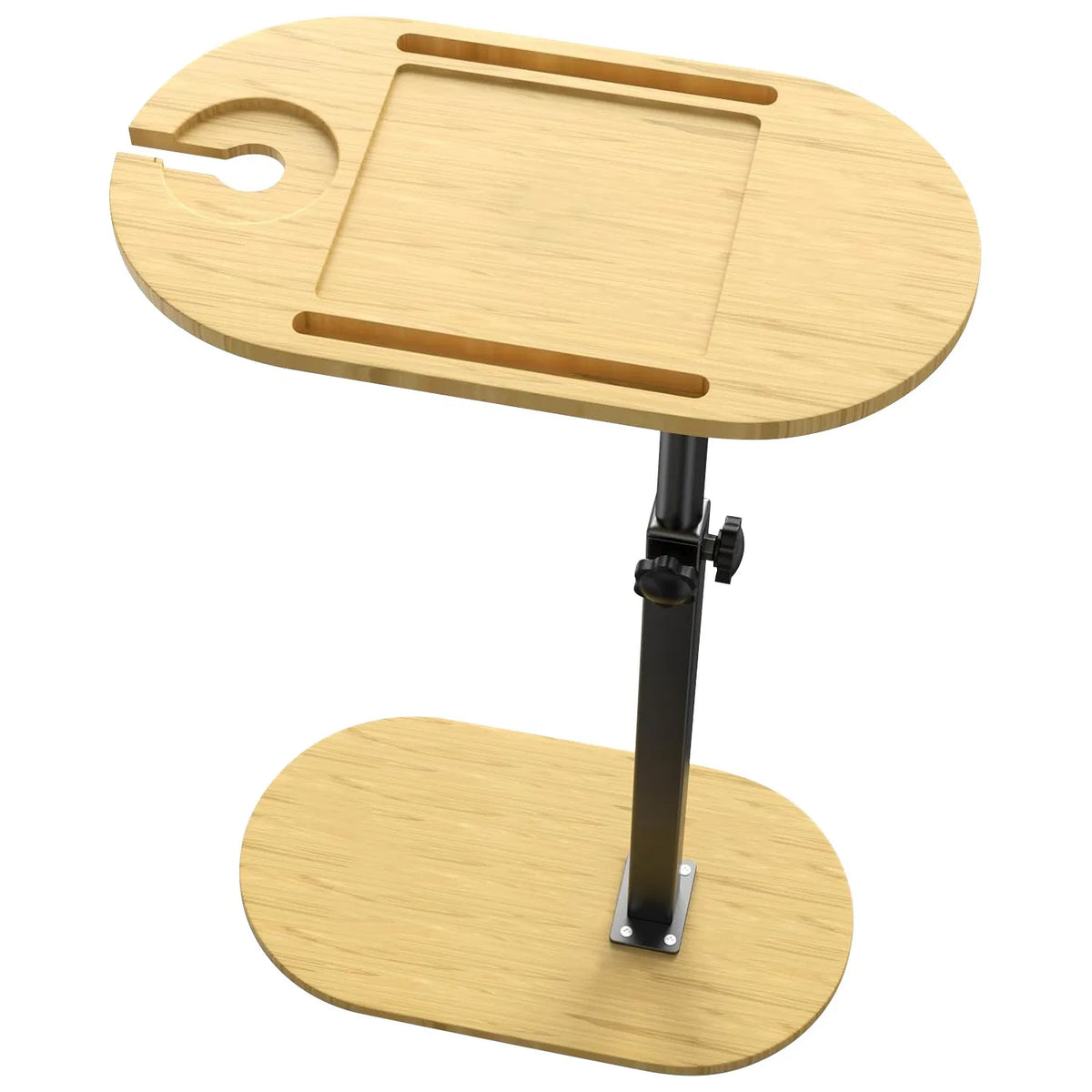 Freestanding Bamboo Bathtub Tray Table
