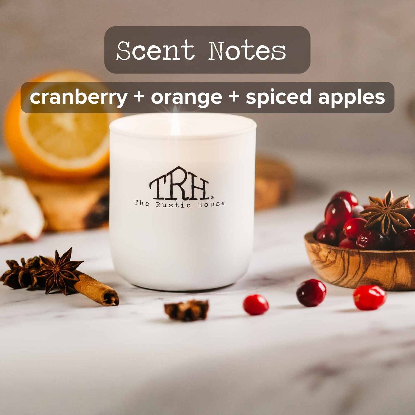 Cranberry + Spice Candle