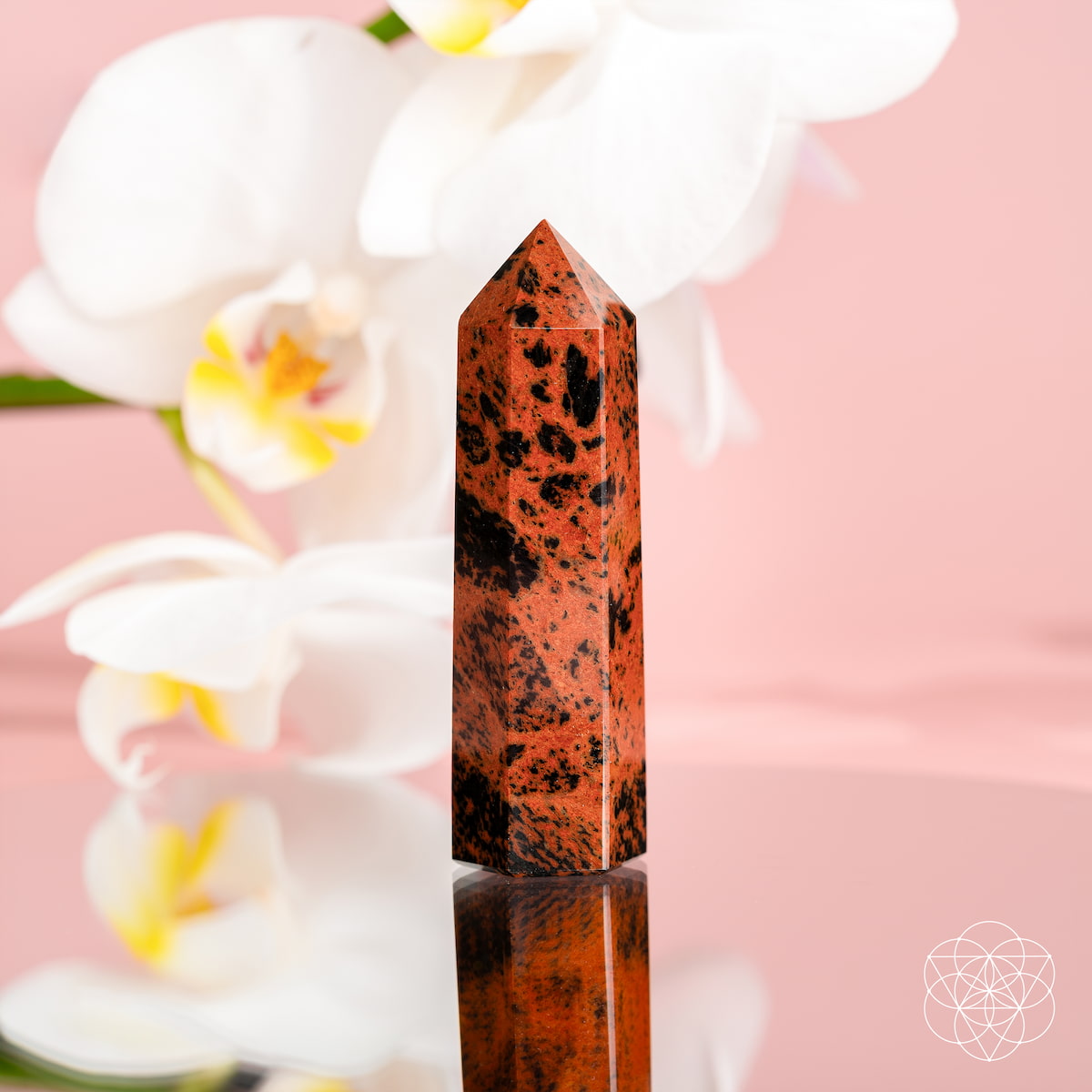 Cut the Cord, Keep Your Fire - Mahogany Obsidian Point