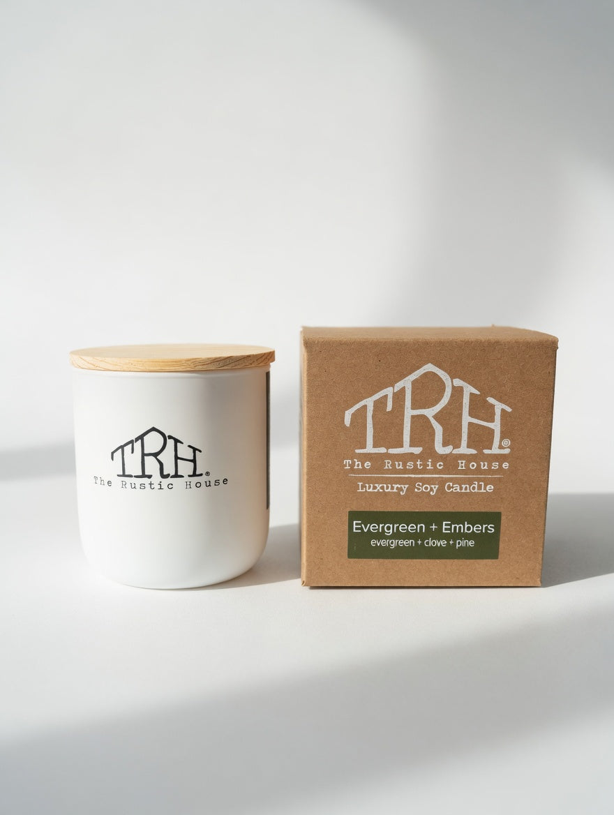 Evergreen + Embers Candle