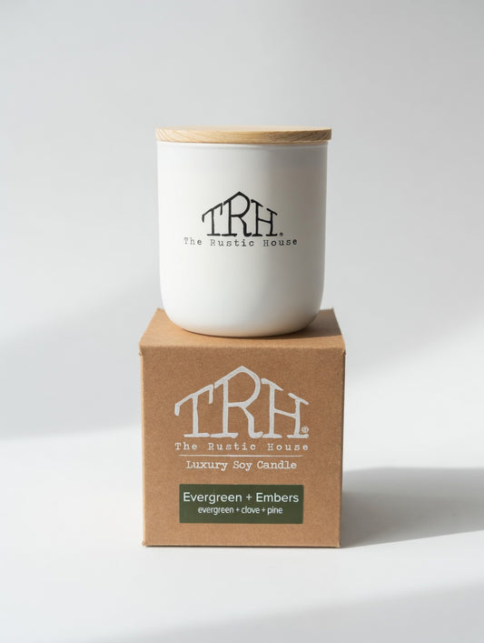 Evergreen + Embers Candle