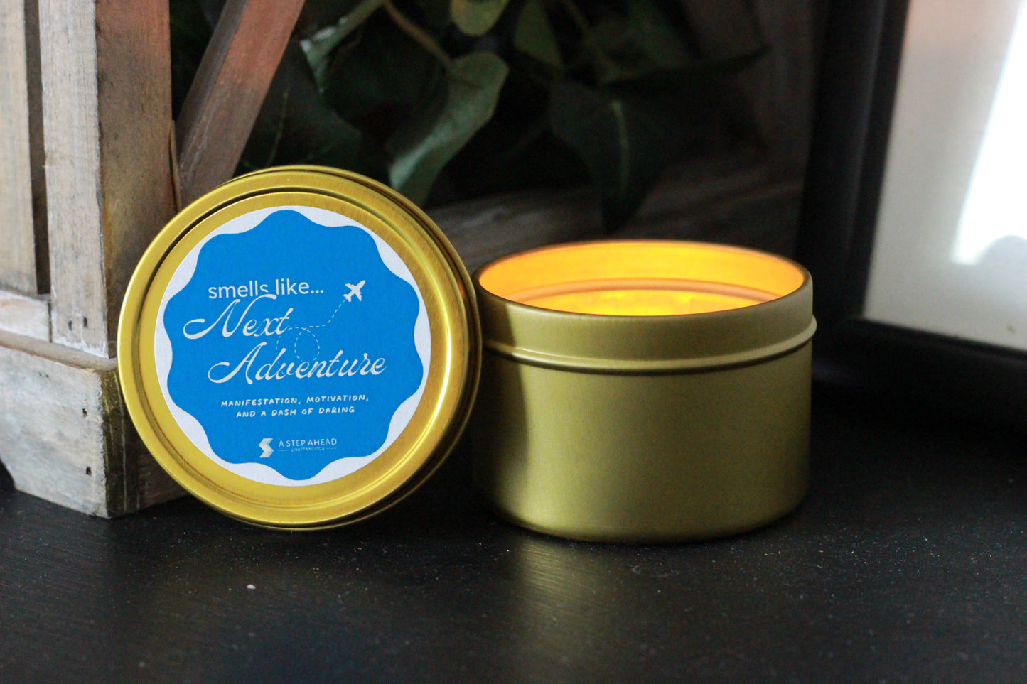 This Little Light | Gold Travel Tins | Supporting A Step Ahead Chattanooga