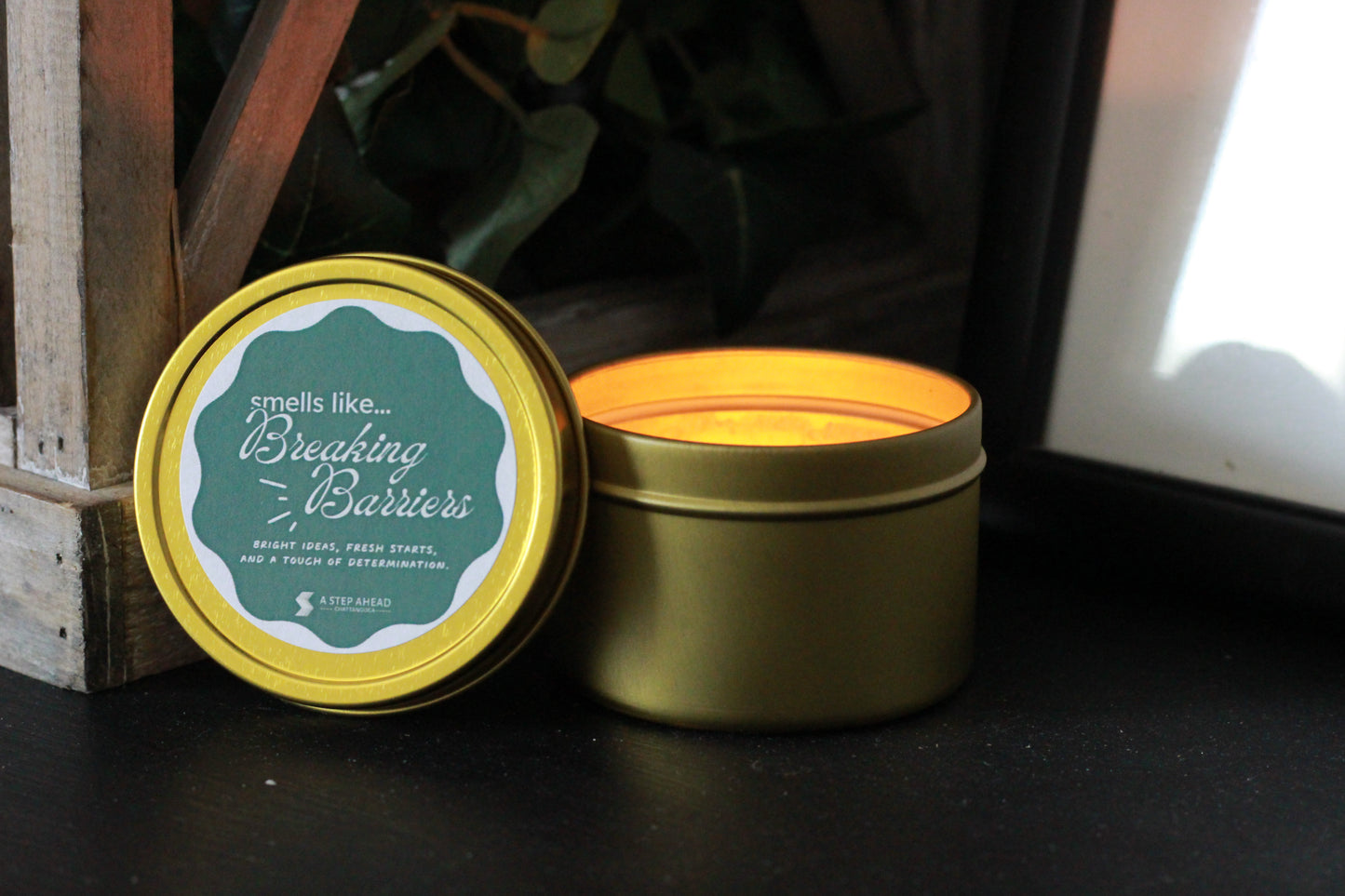 This Little Light | Gold Travel Tins | Supporting A Step Ahead Chattanooga