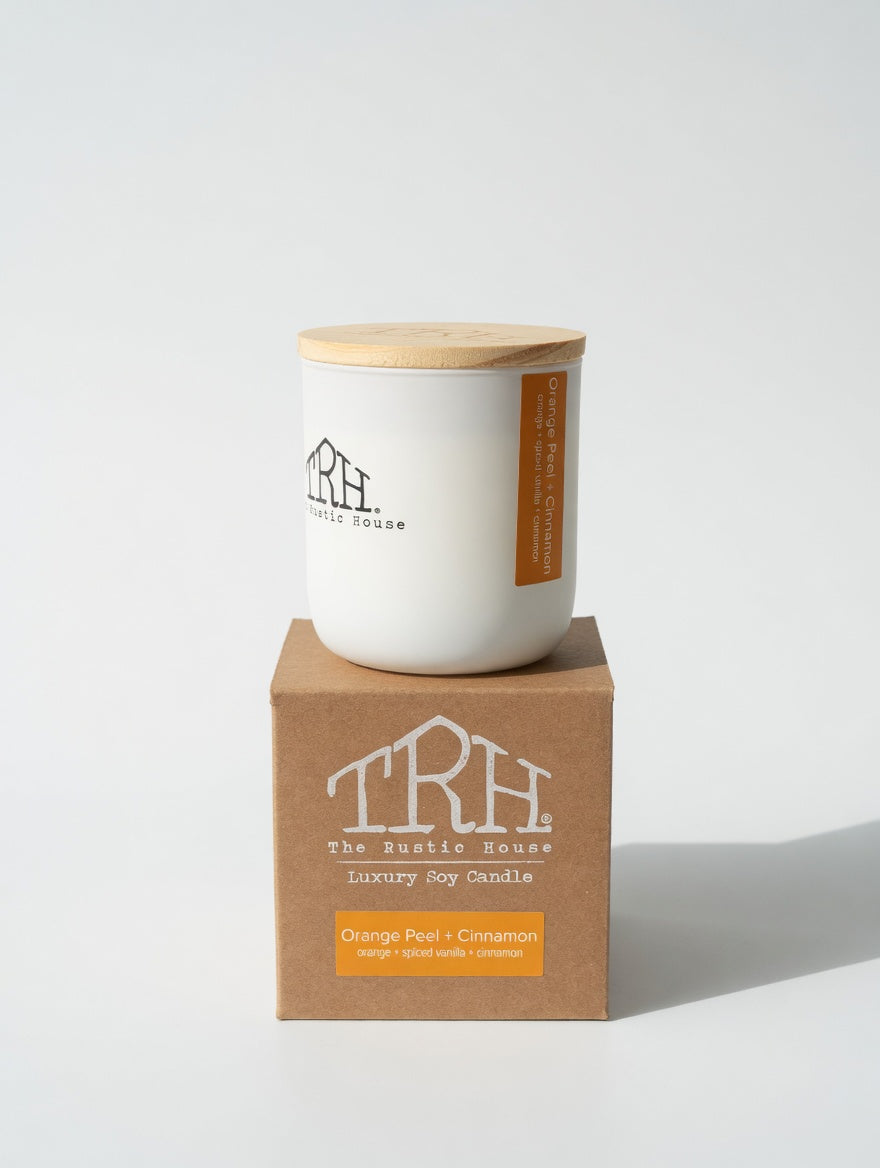 Orange Peel + Cinnamon Candle