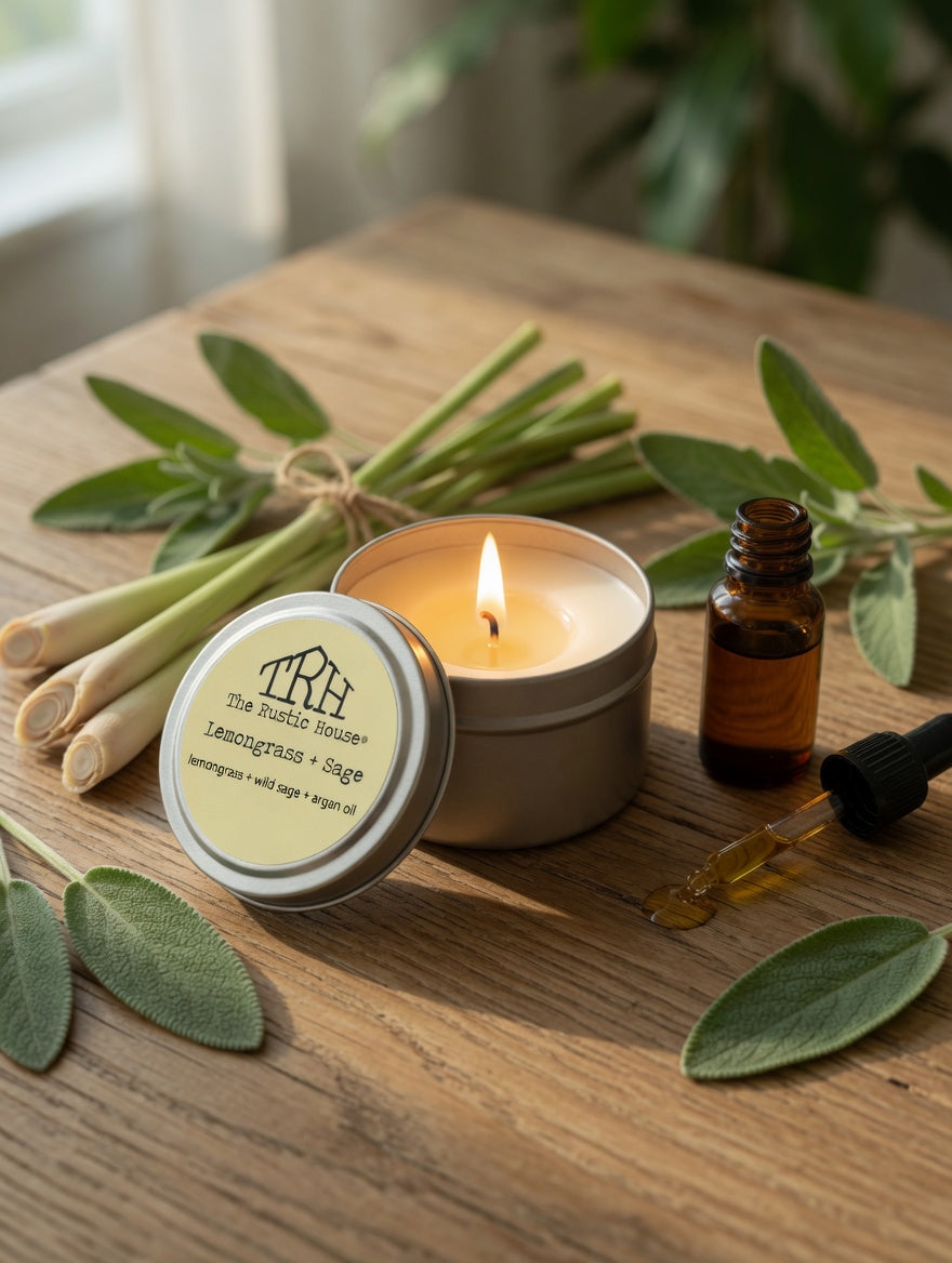 Lemongrass + Sage Travel Tin