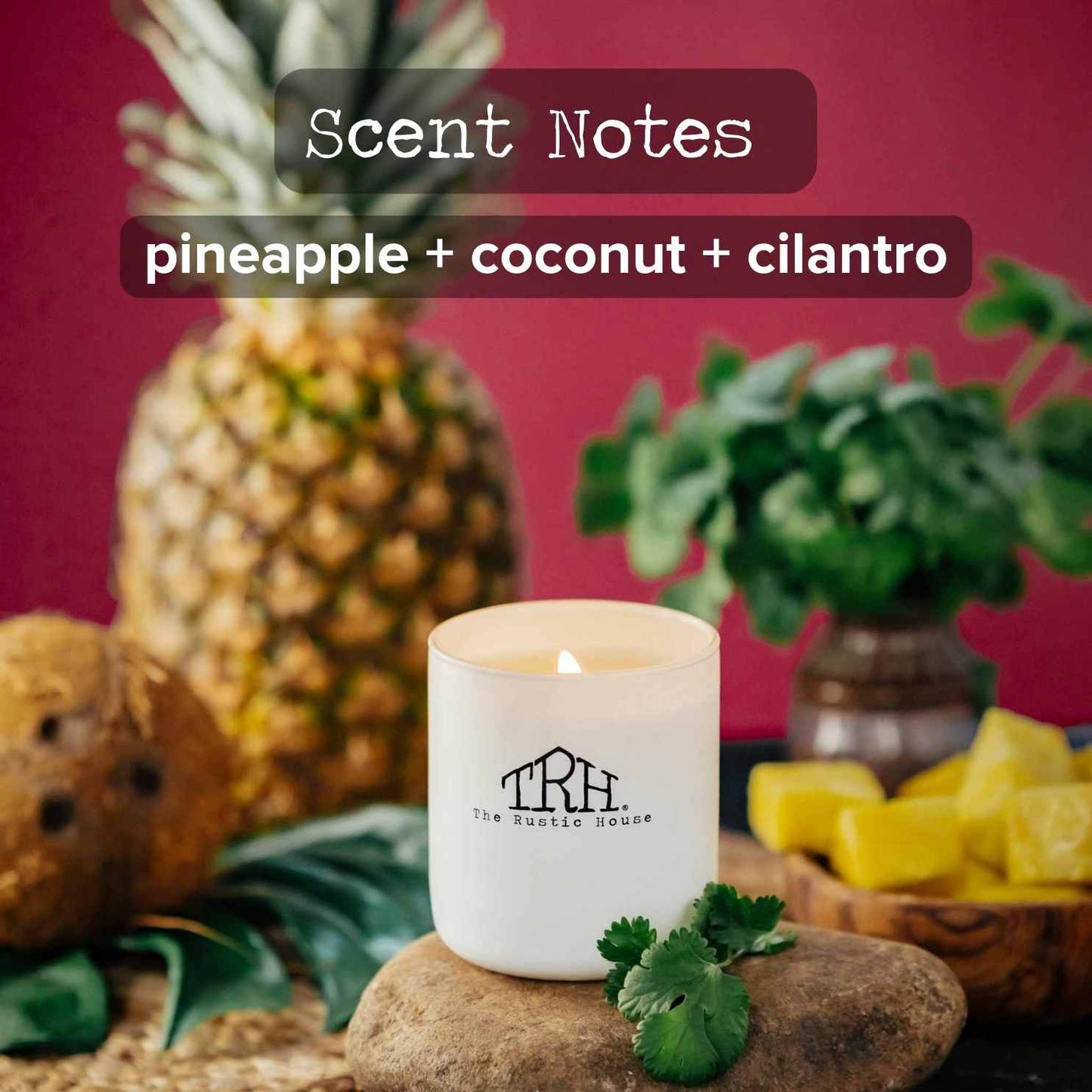 Pineapple + Cilantro Candle