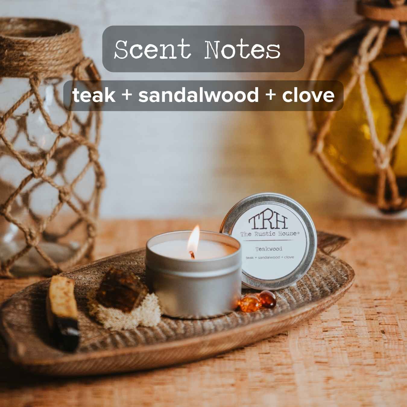 Teakwood Travel Tin