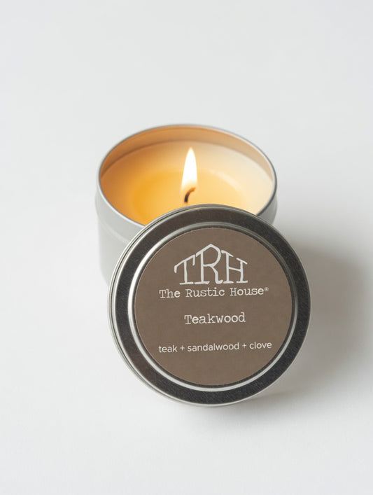 Teakwood Travel Tin