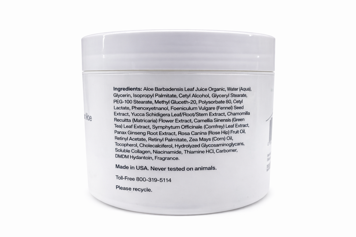 The Original Corium 21 Aloe Vera Skin Cream (8 oz Jar)