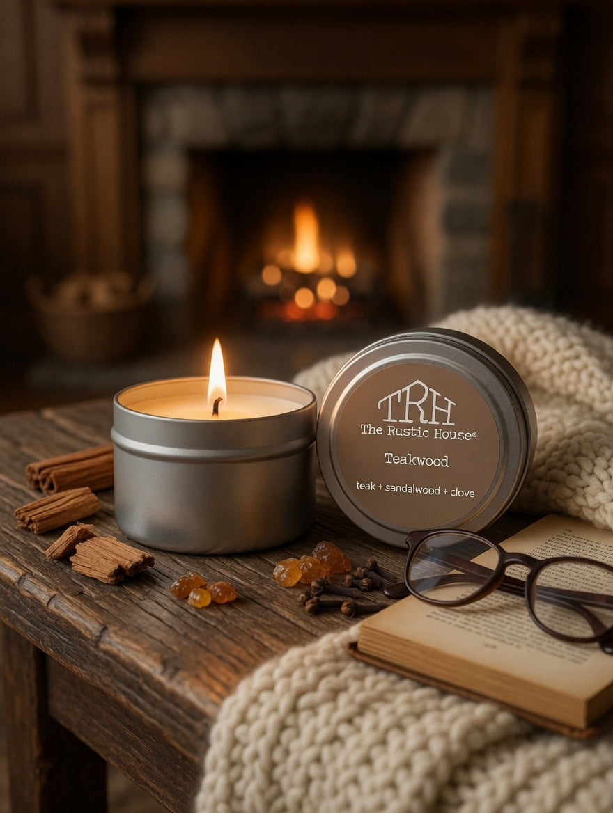 Teakwood Travel Tin