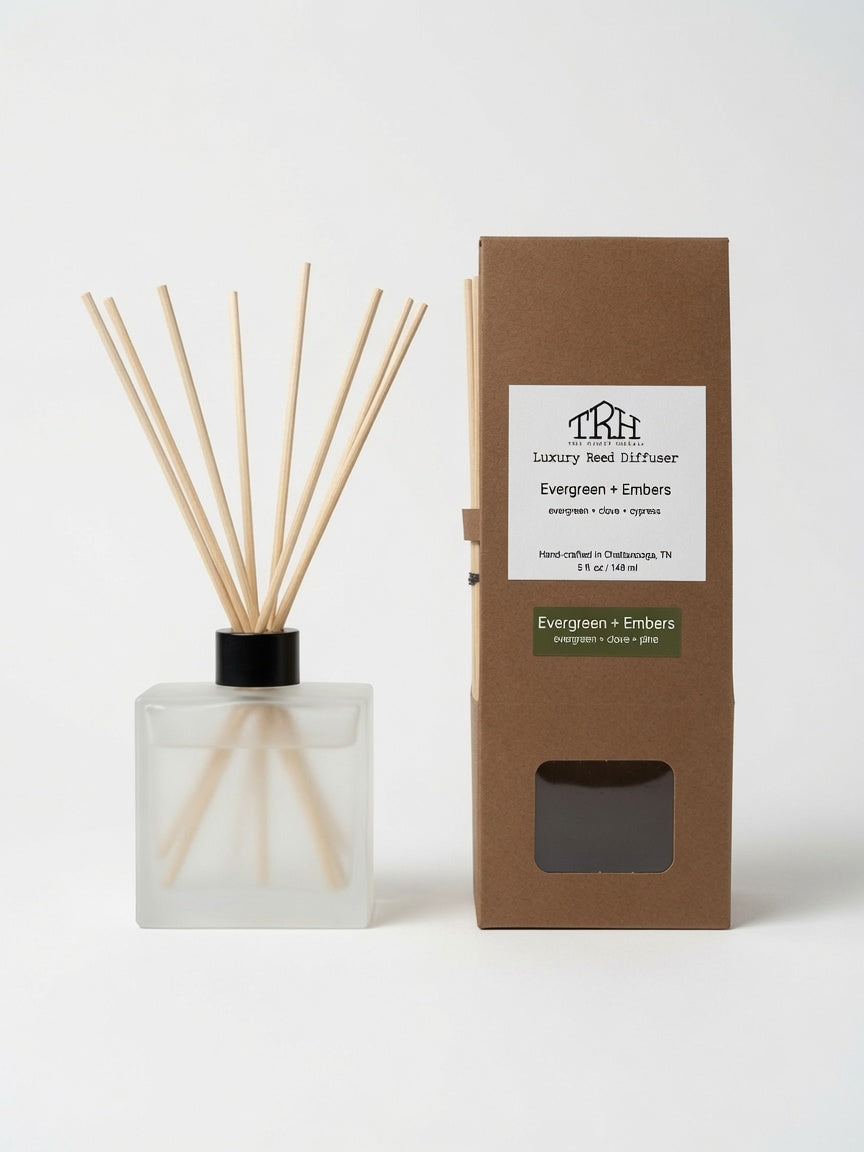 Evergreen + Embers Reed Diffuser