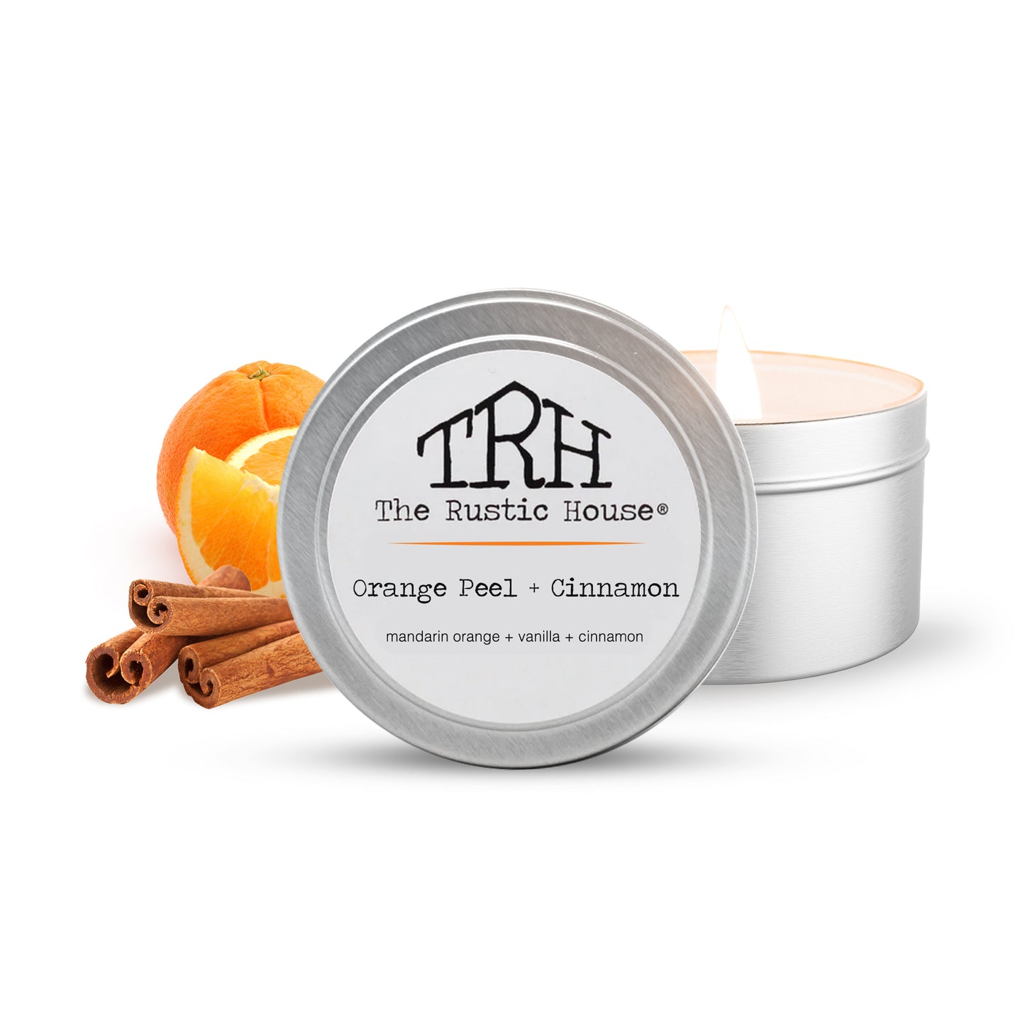 Orange Peel + Cinnamon Travel Tin