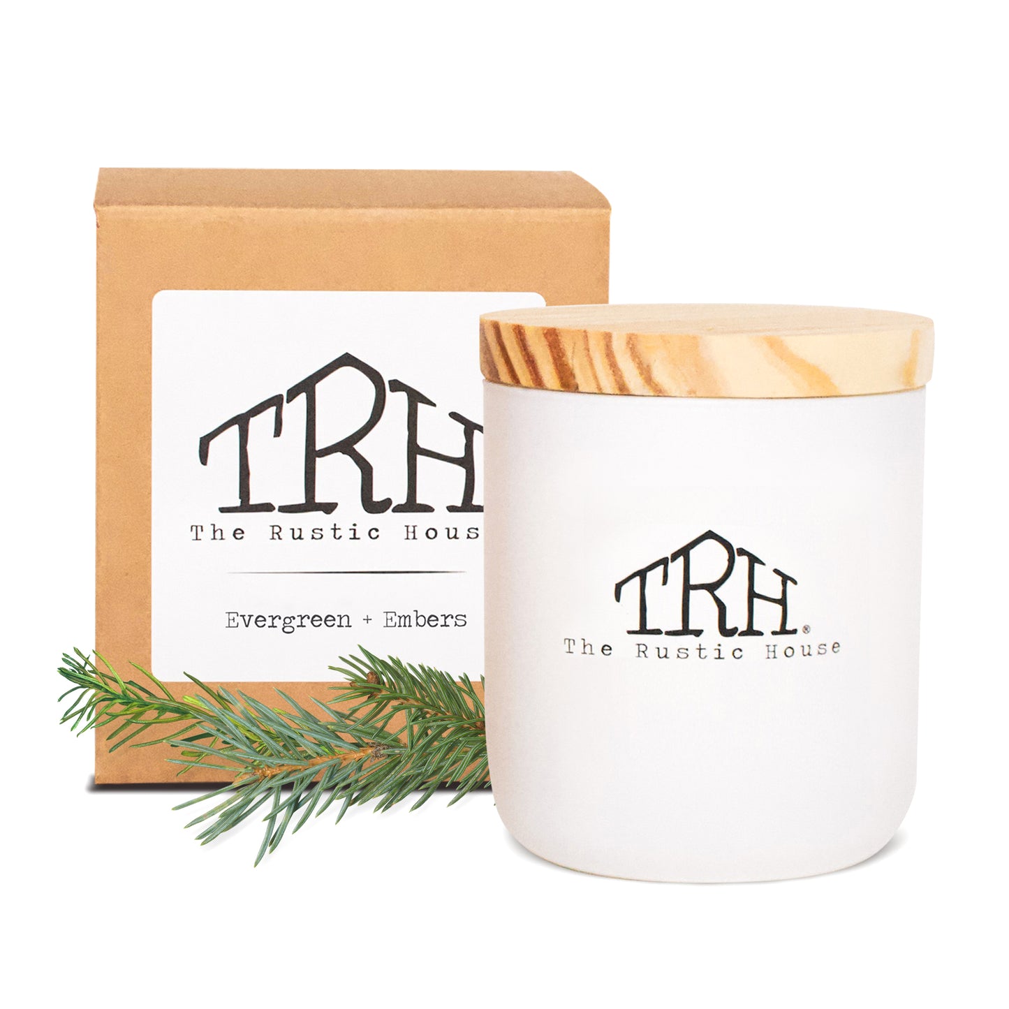 Evergreen + Embers Candle